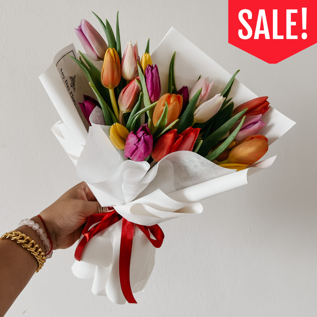 Mixed Color Tulip Bouquet [20stalk]