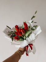 En Red D'Tulips | Red Tulips Bouquet