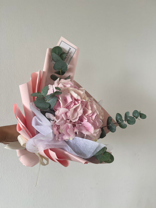 (MD) Pastel Pink Hydrangea Bouquet