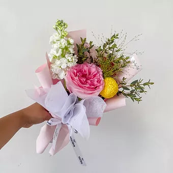 Any Day FloristRoses have been a popular choice for floral arrangements for centuries. Their beautiful colors and delicate petals make them a perfect way to show your love or frienLe Petite Sweetness Bouquet | Hand Bouquet of the Week