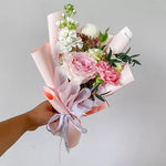 Any Day FloristRoses have been a popular choice for floral arrangements for centuries. Their beautiful colors and delicate petals make them a perfect way to show your love or frienLe Petite Sweetness Bouquet | Hand Bouquet of the Week